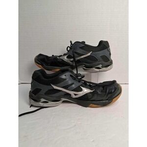 Mizuno Men's‎ W8.5 Wave Lightning Z5 Volleyball Shoes Black Silver